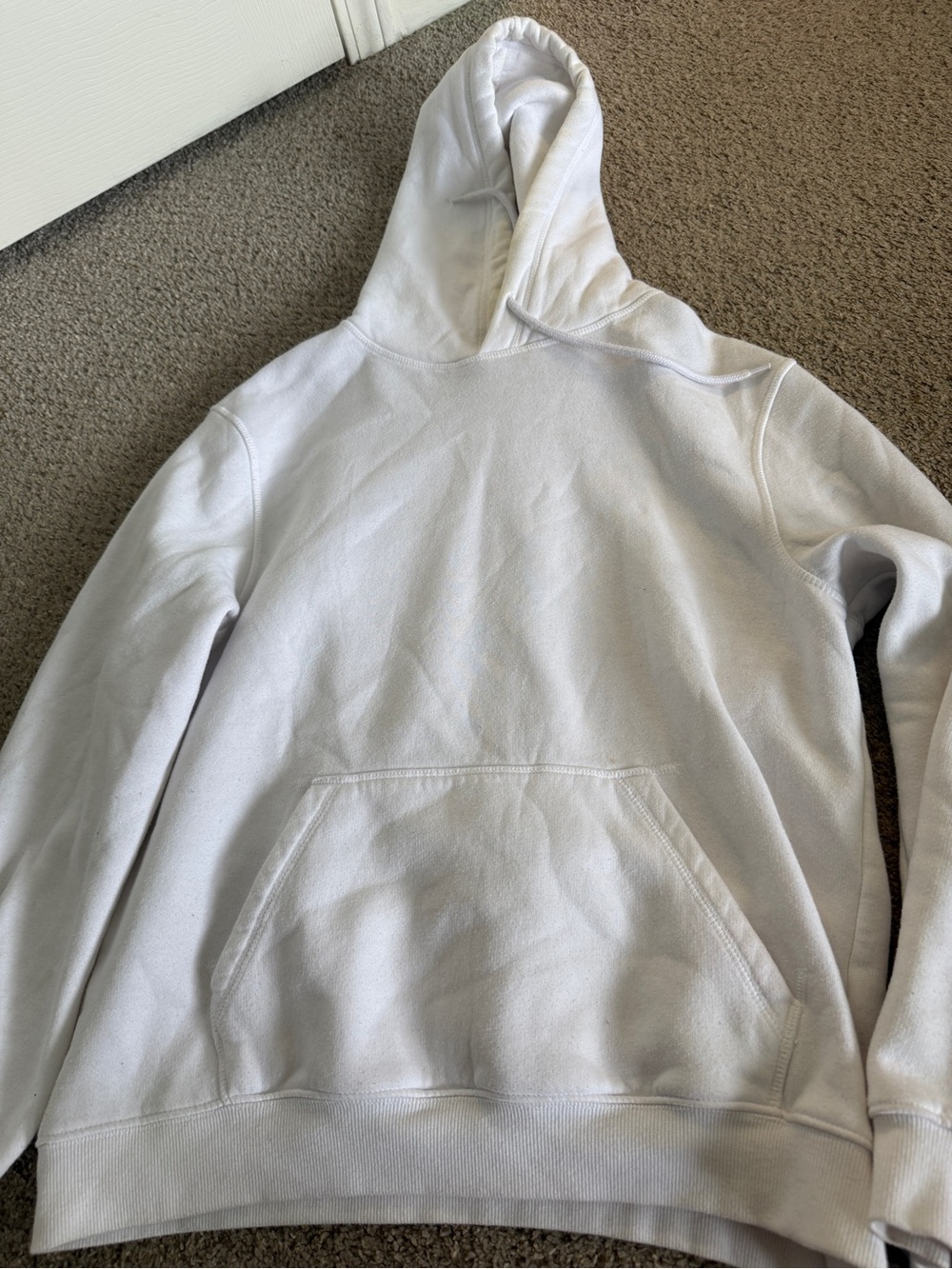 H&M White Men's Hoodie Sweatshirt
